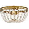 Elegant Lighting Kylie 12 Inch Flush Mount In Brass 1112F12BR